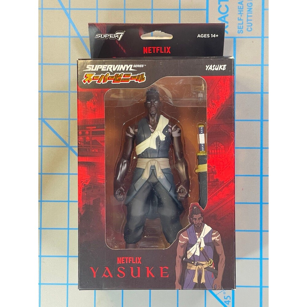Super7 Supervinyl Yasuke Vinyl Figure Netflix Yasuke Anime Super 7